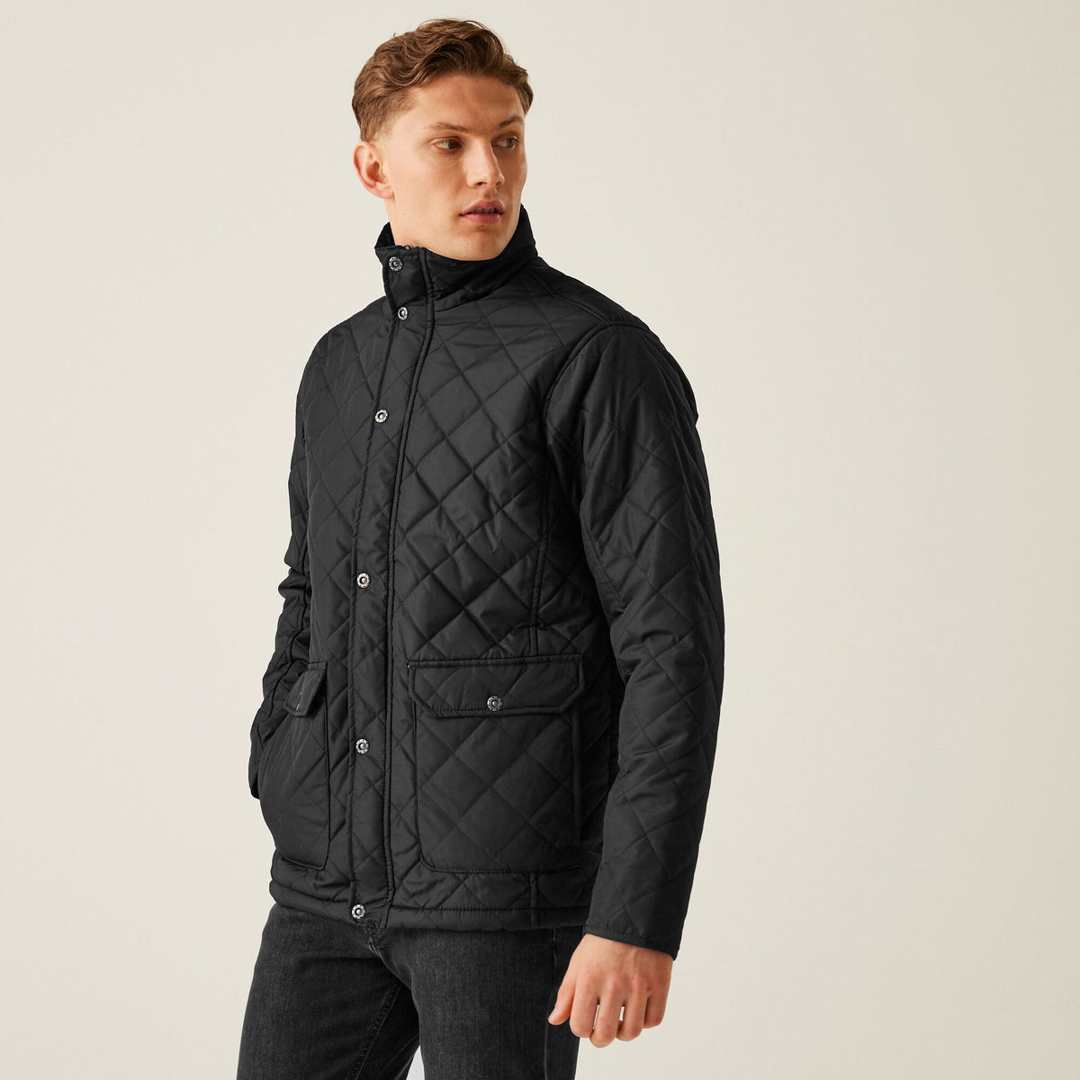 Regatta TRA441 Tyler - Quilted Jacket — Black