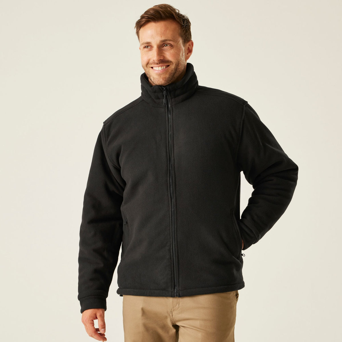Regatta TRF530 Asgard II - Quilted Fleece Jacket — Black