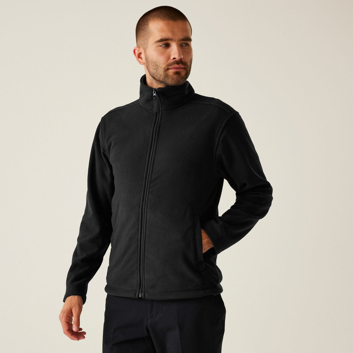 Regatta TRF557 Micro Full Zip - Fleece Jacket — Black