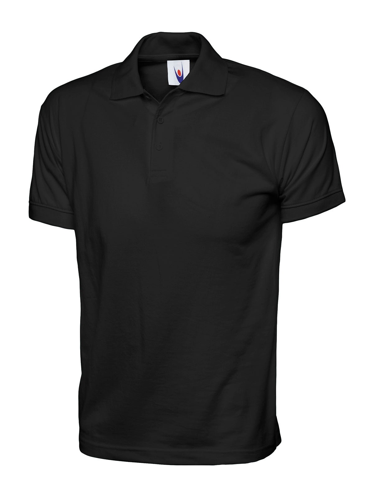 Uneek UC122 - Jersey Cotton Poloshirt 190gsm — Black