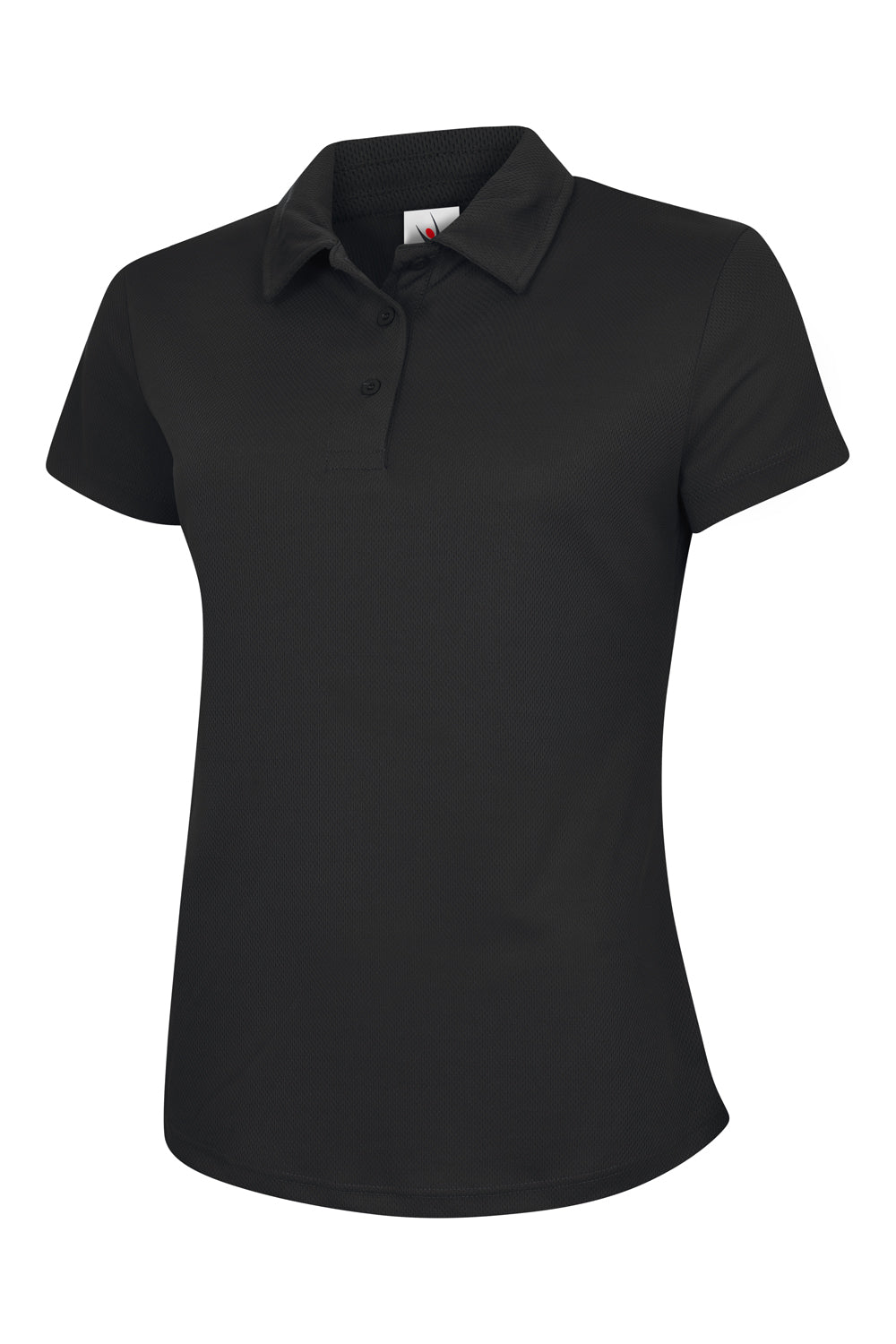 Uneek UC126 - Ultra Cool Ladies Polo Shirt 140gsm — Black