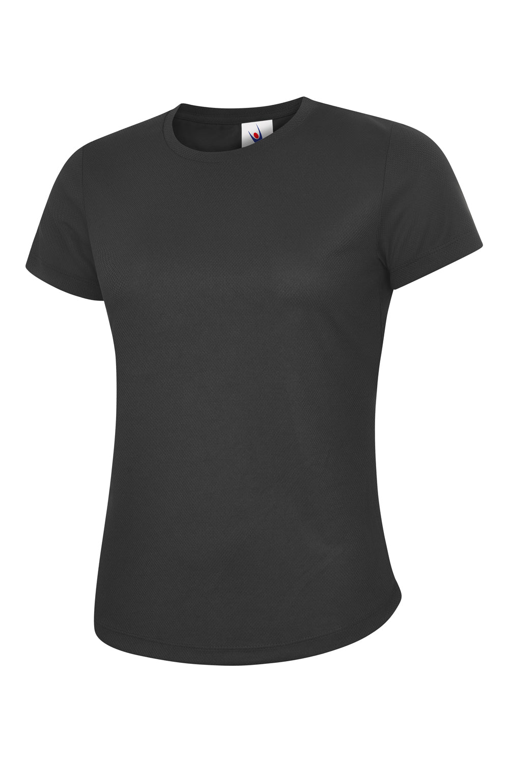 Uneek UC316 - Ladies Ultra Cool Tee Shirt 140gsm — Black