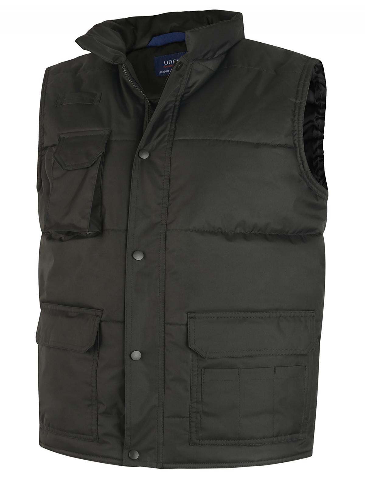Uneek UC640 - Super Pro Body Warmer – Black
