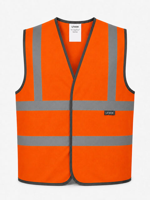 Uneek UC806 - Hi-Vis Childrens Waistcoat — Orange