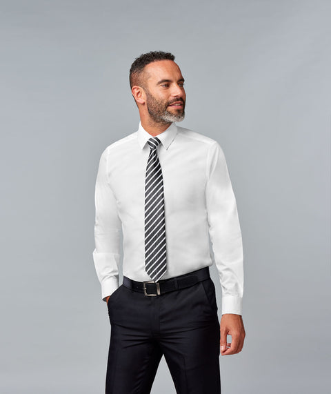 Disley Williams Classic Slim — White — Long Sleeve
