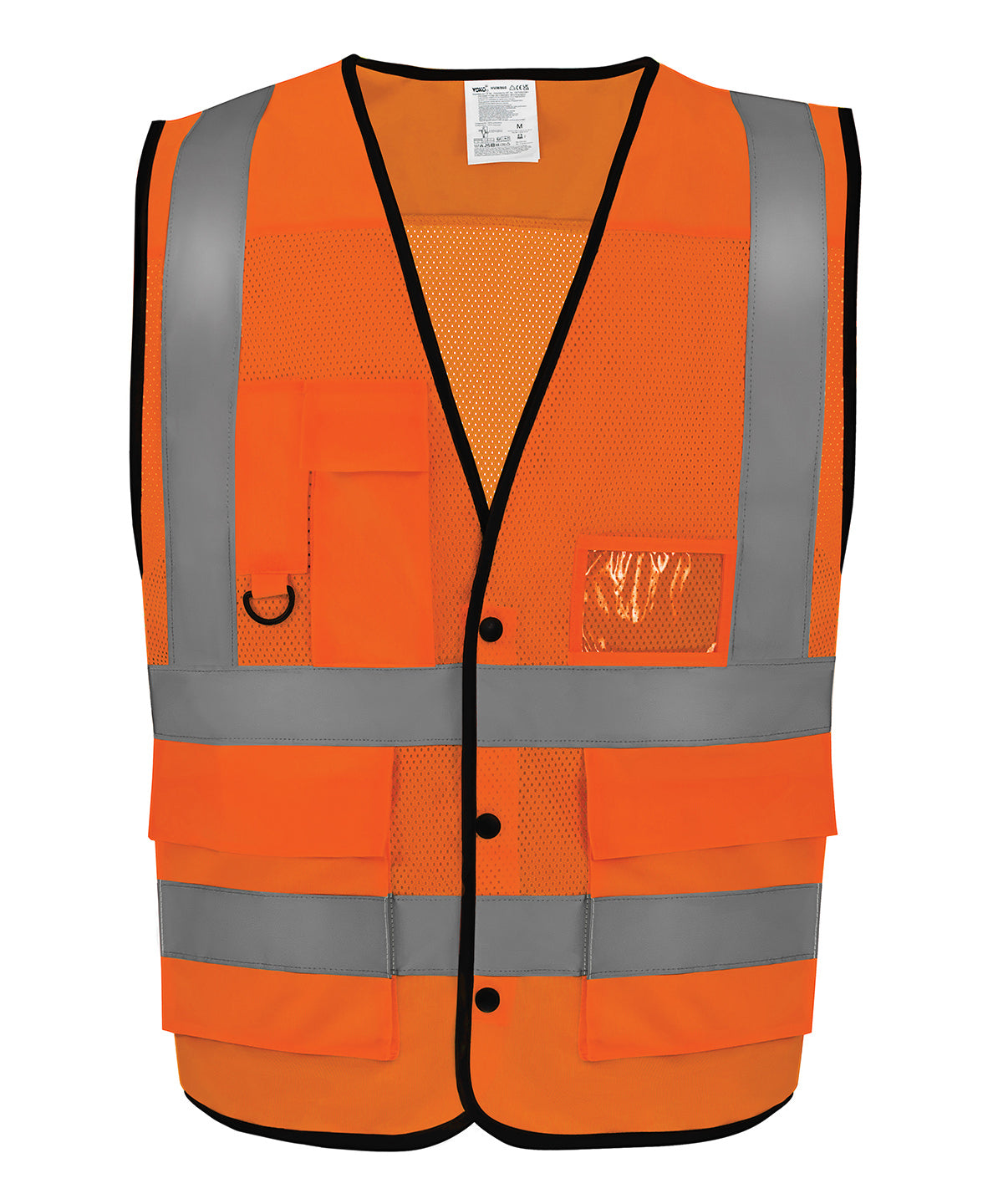 Yoko YK057 Hi-vis superior open mesh button waistcoat (HVW860)