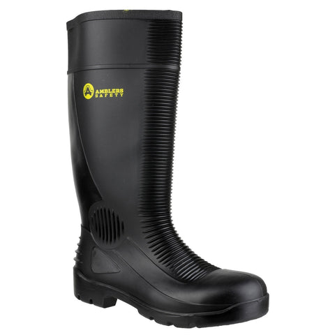 Amblers Safety FS100 Construction Safety Wellington — Black