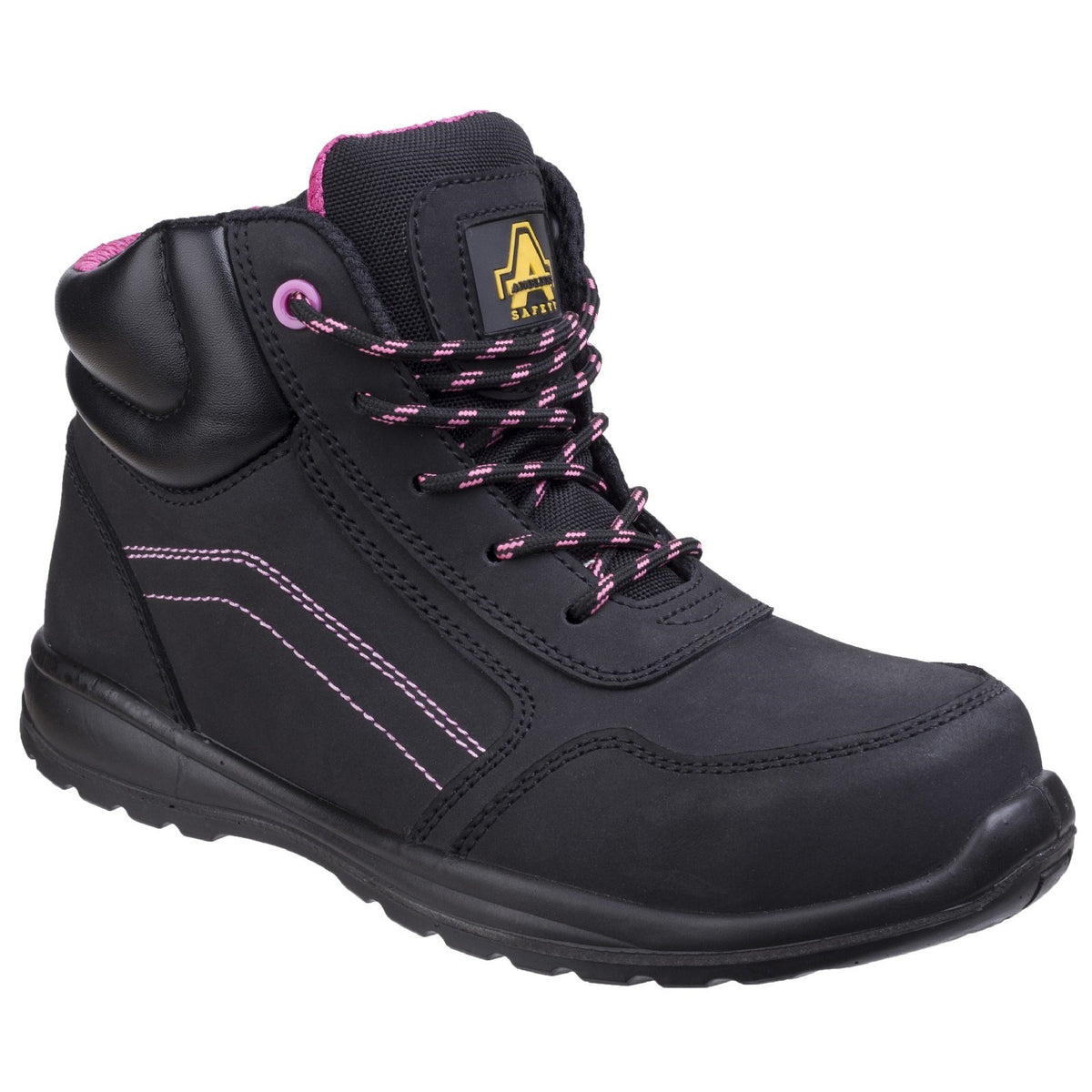Amblers Safety AS601 Lydia Composite Safety Boot With Side Zip — Black