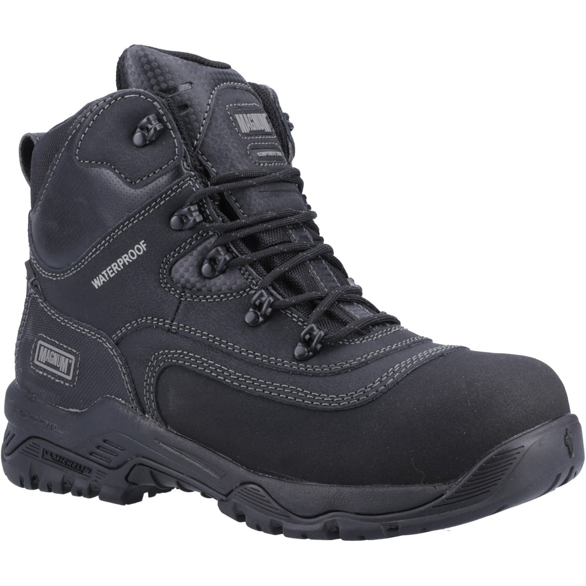 Magnum Broadside 6.0 CT CP WP Safety Boot — Black