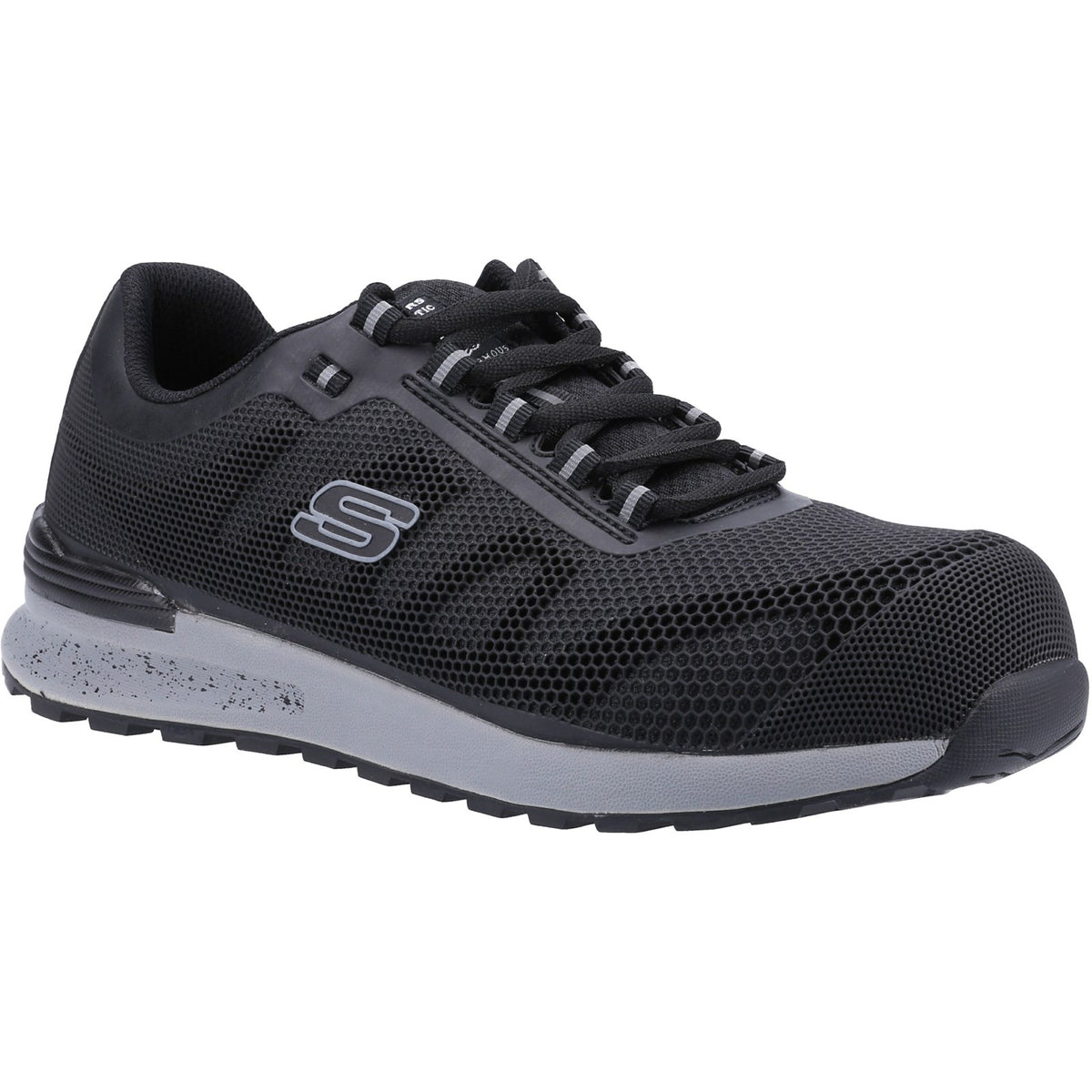 Skechers Workwear Bulklin Bragoo Safety Trainer — Black