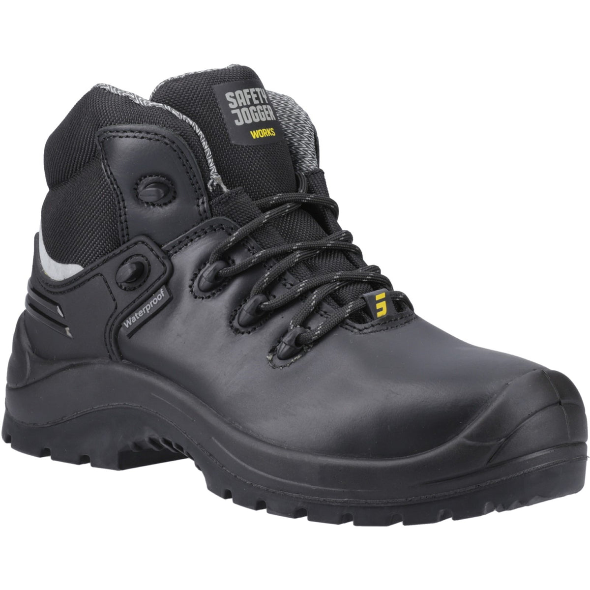 Safety Jogger X430 S3 Waterproof Safety Footwear — Black