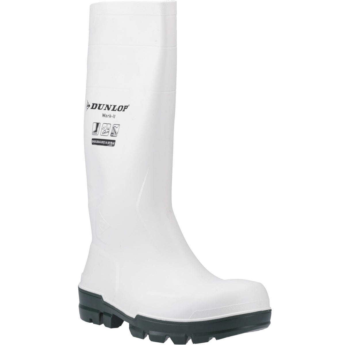 Dunlop Work-It Safety Wellington — White