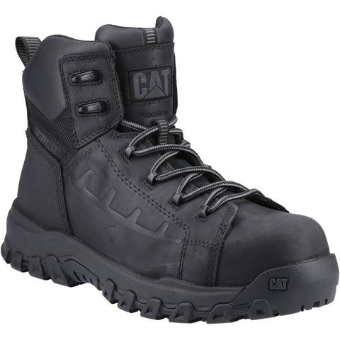 Caterpillar Threshold Rebound Safety Boot — Black