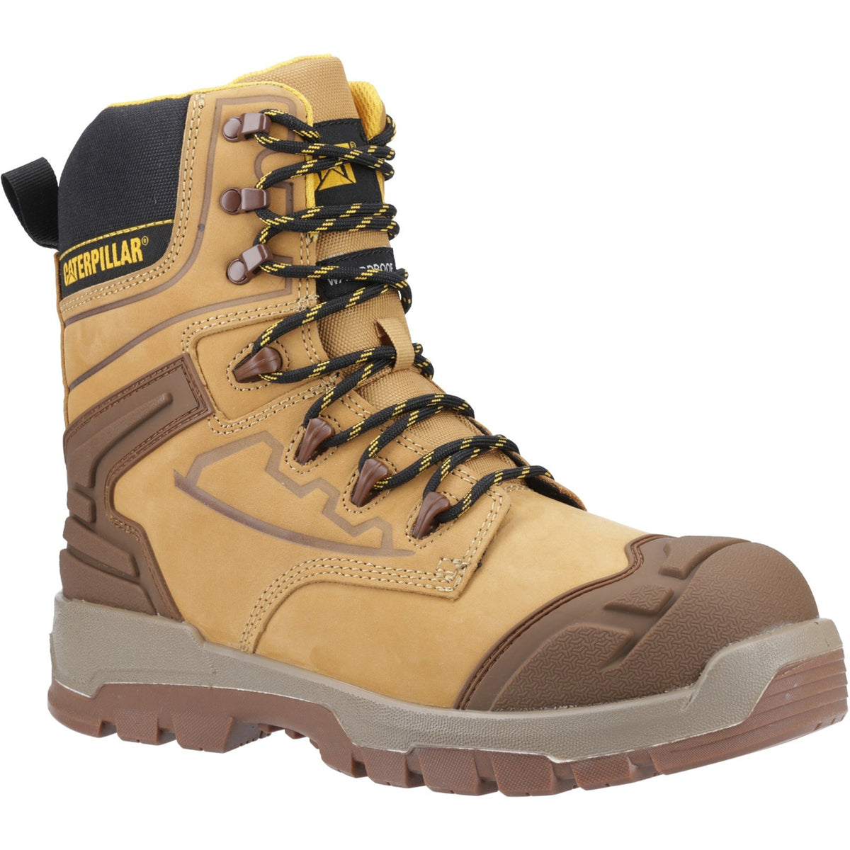 Caterpillar STRIVER XL 8" Safety Boot — Black/Yellow