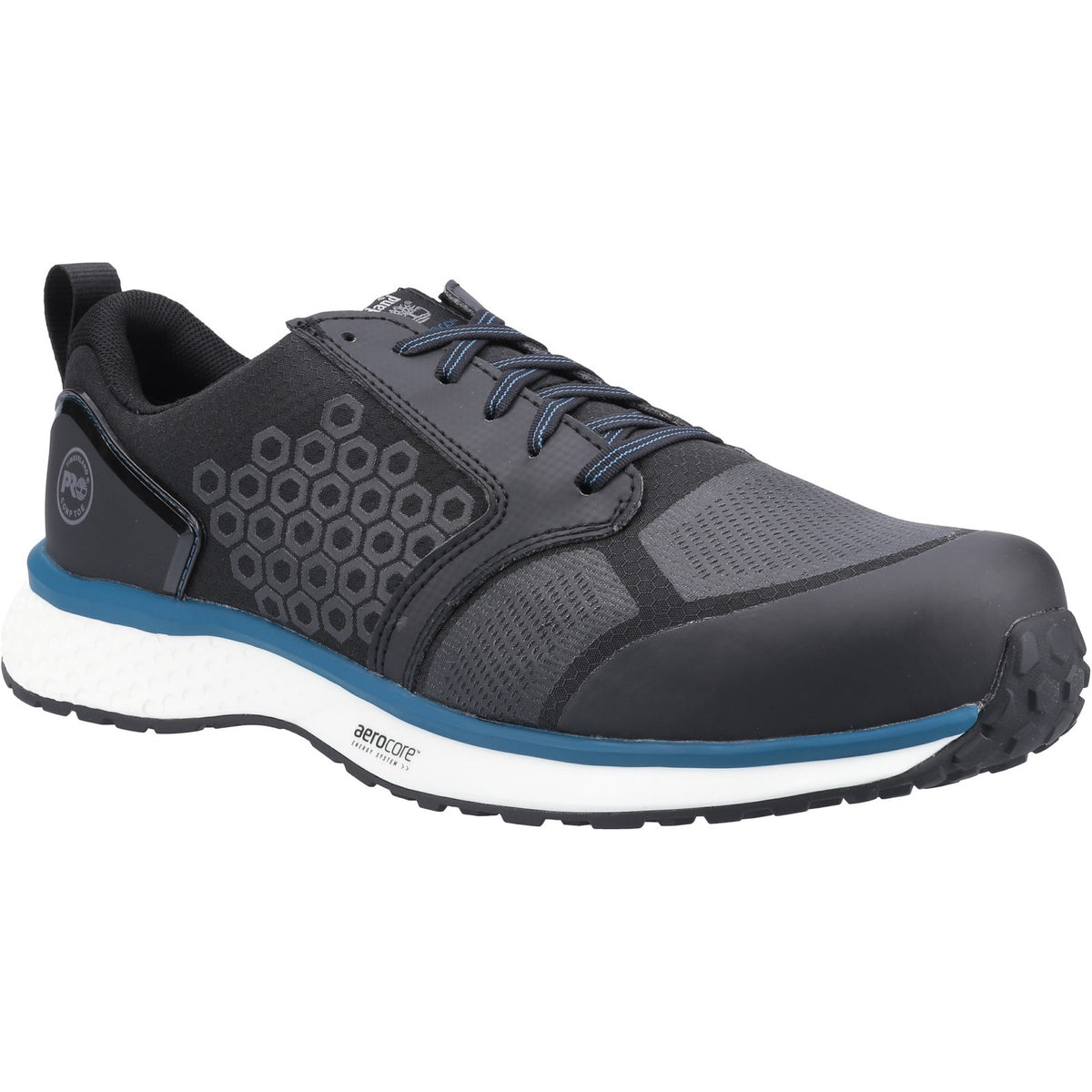 Timberland Pro Reaxion Composite Safety Trainer — Black/Blue