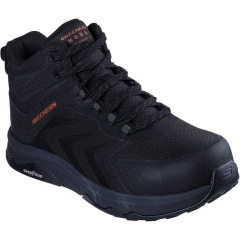 Skechers Workwear Speed-Flex Trekker Safety Boots — Black/Red