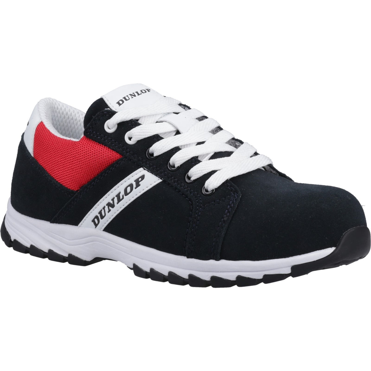 Dunlop Street Response Safety Shoes — Dark Blue/Red/White