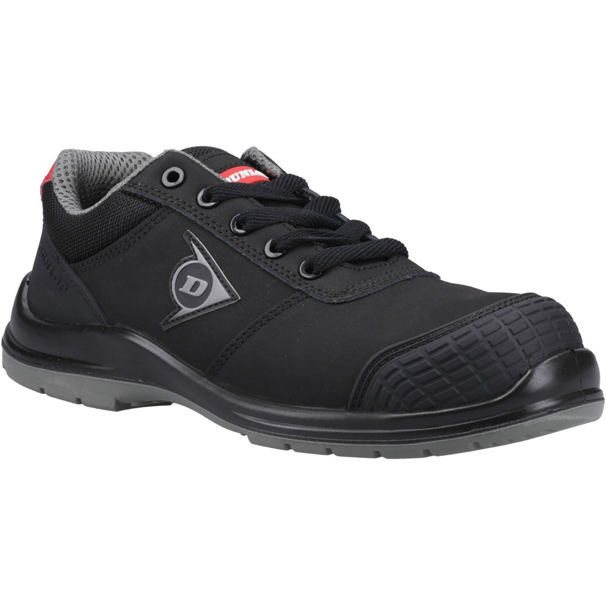 Dunlop First One Adv-Evo Low Safety Shoes — Black/Red