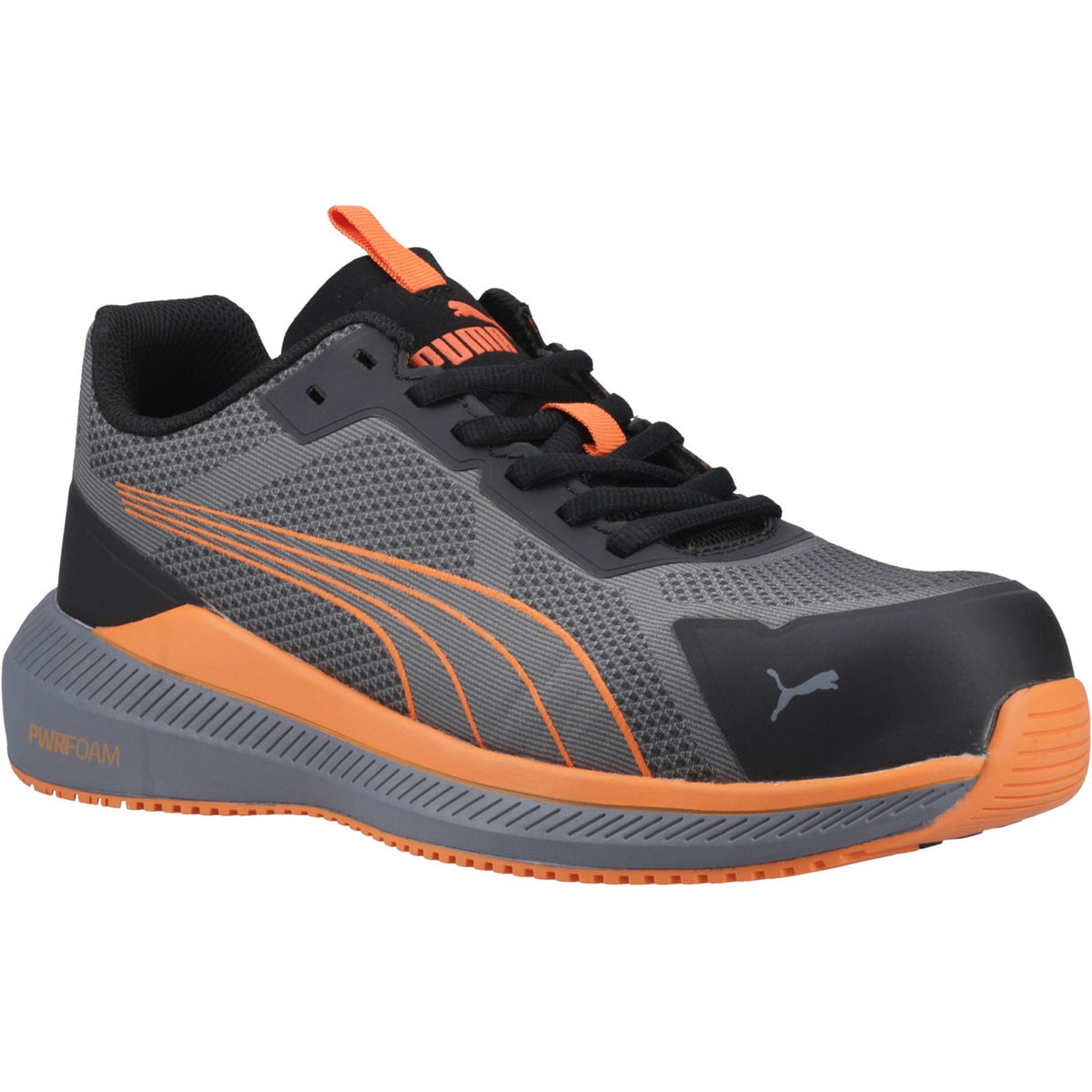Puma Safety Slide Low — Grey/Orange