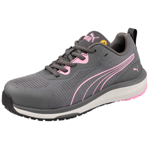 Puma Safety Celerity Knit Womens Low — Grey/Pink