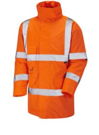 LEO A01 Tawstock - Hi-Vis Ecoviz 4K Lined Parka Jacket