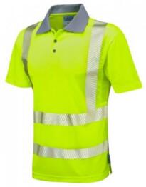 LEO P03 Woolacombe - Hi-Vis Ecoviz Performance+ Polo Shirt