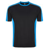 ORN 1008 Avocet - Wicking Tee Shirt — Black / Reflex Blue