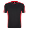 ORN 1008 Avocet - Wicking Tee Shirt — Black / Red