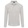 ORN 1170 Weaver - Long Sleeve Polo Shirt — Ash
