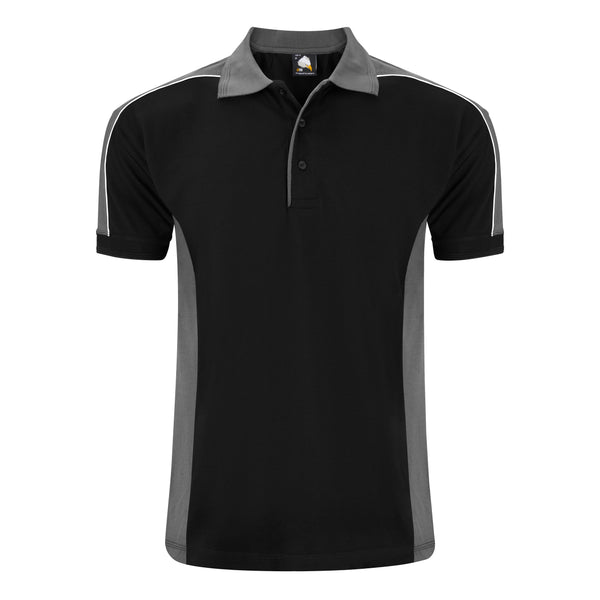ORN 1188 Avocet Poloshirt – Black - Graphite