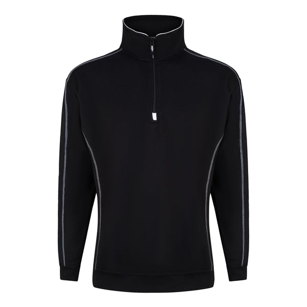 ORN 1240 Crane Quarter Zip Sweatshirt – Black