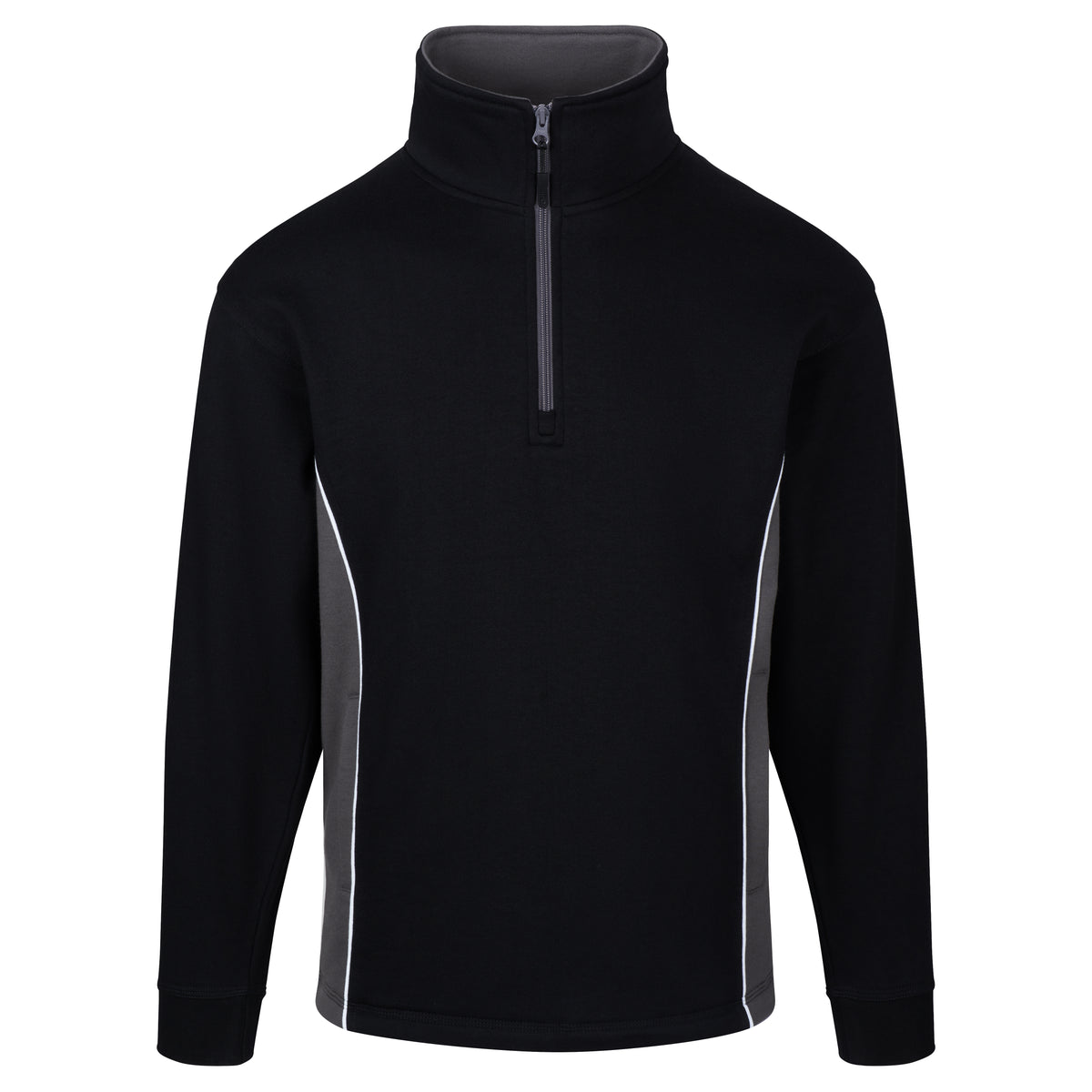 ORN 1278 Silverswift Quarter Zip Sweatshirt – Black - Graphite