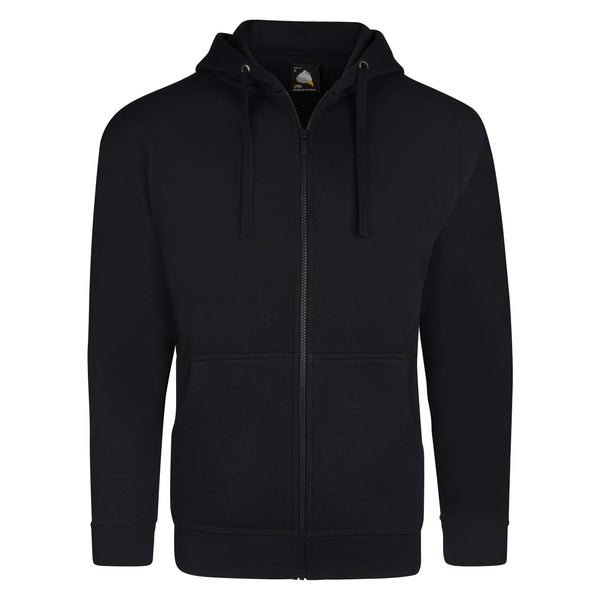ORN 1282 Macaw Zipped Hoodie – Black