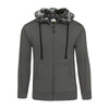ORN 1285 Crane - Fur Lined Hooded Sweatshirt — Graphite