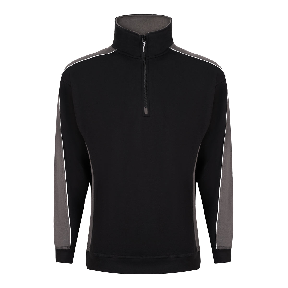 ORN 1288 Avocet Quarter Zip Sweatshirt – Black - Graphite