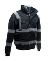 Yoko HVP211 - Hi-Vis Security Bomber Jacket — Black