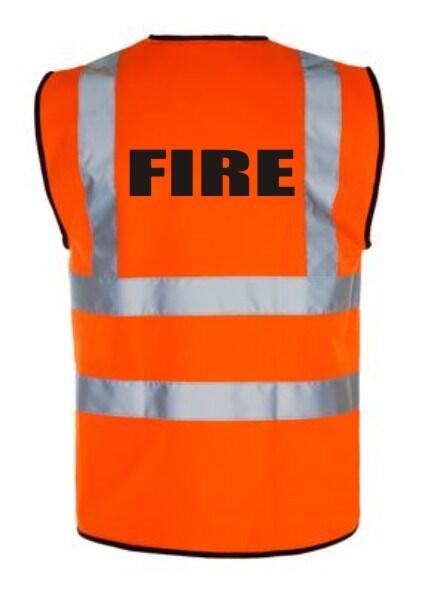 Hi-Vis FIRE Vest — Orange