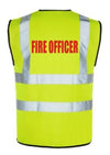 Hi-Vis FIRE OFFICER Vest — Yellow