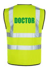 Hi-Vis DOCTOR Vest — Yellow