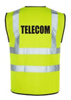 Hi-Vis TELECOM Vest — Yellow