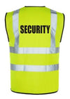 Hi-Vis SECURITY Vest — Yellow