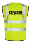 Hi-Vis STEWARD Vest — Yellow