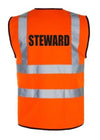 Hi-Vis STEWARD Vest — Orange