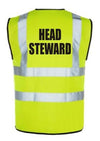 Hi-Vis HEAD STEWARD Vest — Yellow