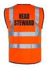Hi-Vis HEAD STEWARD Vest — Orange