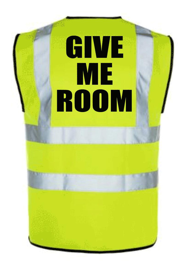 Hi-Vis Cyclists Give Me Room Vest