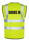 Hi-Vis GOODS IN Vest — Yellow