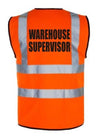 Hi-Vis WAREHOUSE SUPERVISOR Vest — Orange