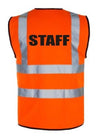 Hi-Vis STAFF Vest — Orange