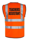 Hi-Vis TEACHERS ASSISTANT Vest — Orange